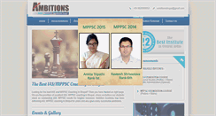 Desktop Screenshot of ambitionsacademy.com